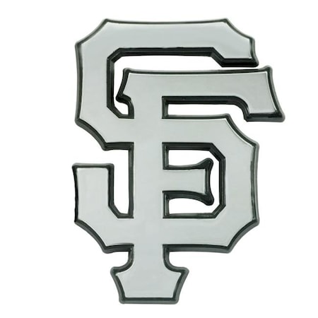 Fanmats Fanmats 4228116707 San Francisco Giants Premium Metal Chrome Auto Emblem 4228116707